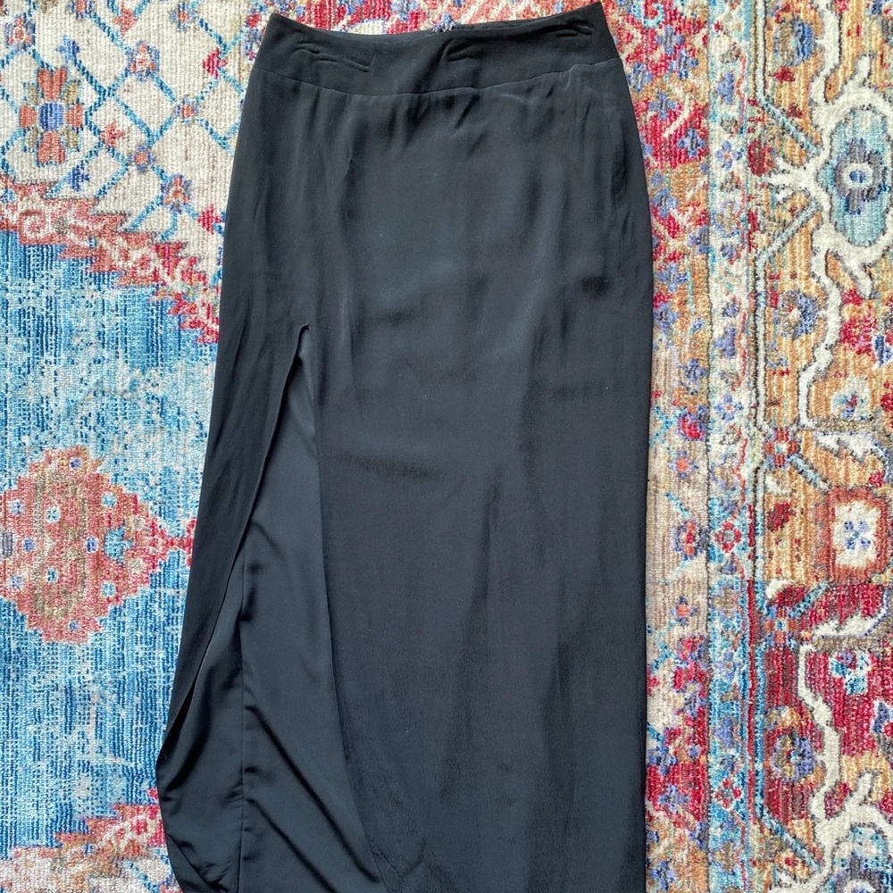 COPE Urban Outfitters Black Skirt with High Slit